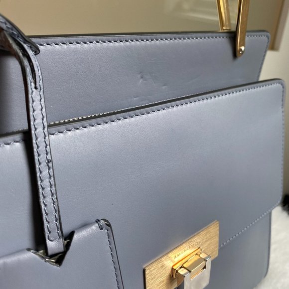 Balenciaga Le Dix Zip Cartable S Shoulder Bag, Color Gris Graphite - Picture 8 of 13